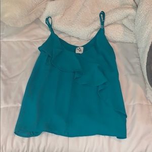 Teal tank top
